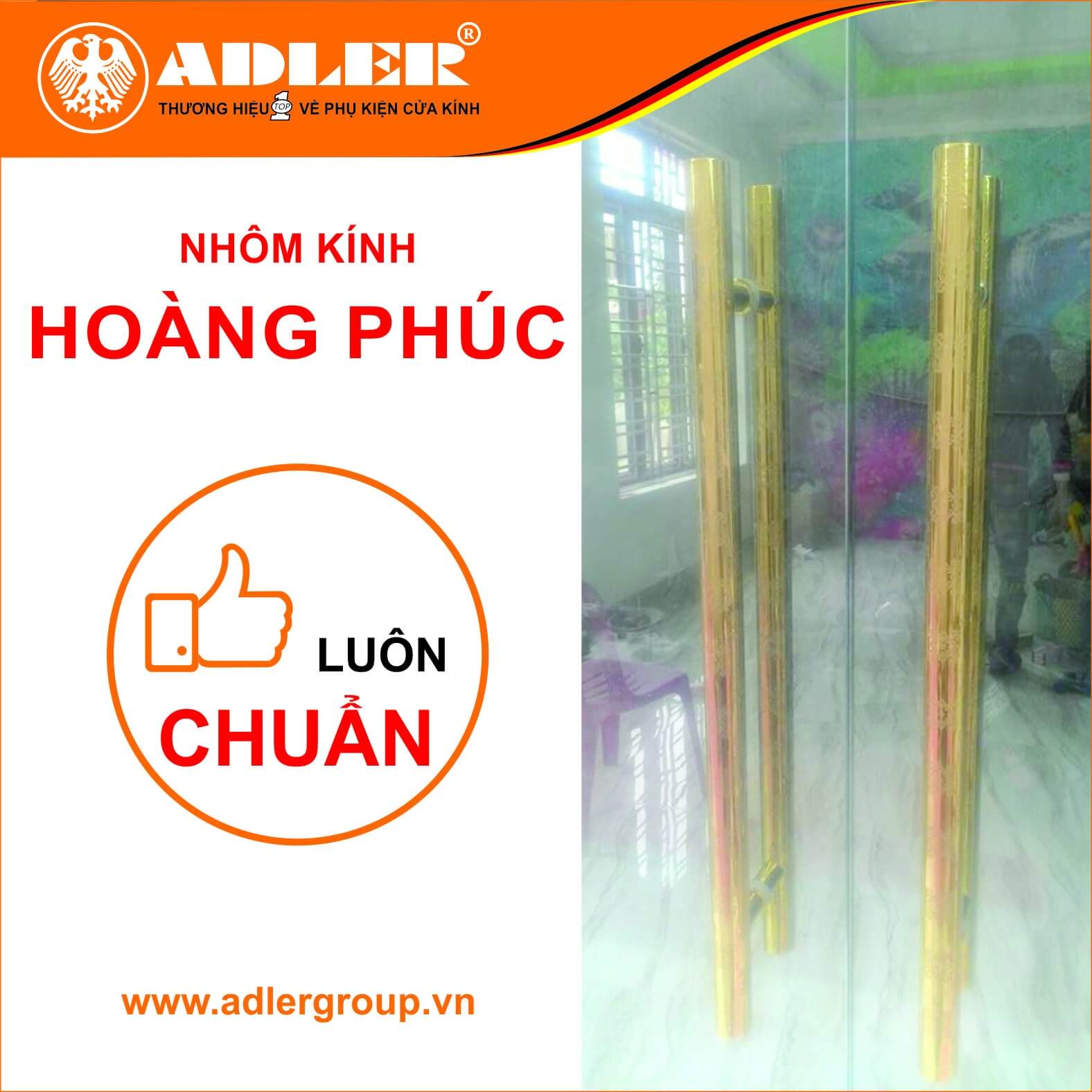 Thay nắm cửa adler