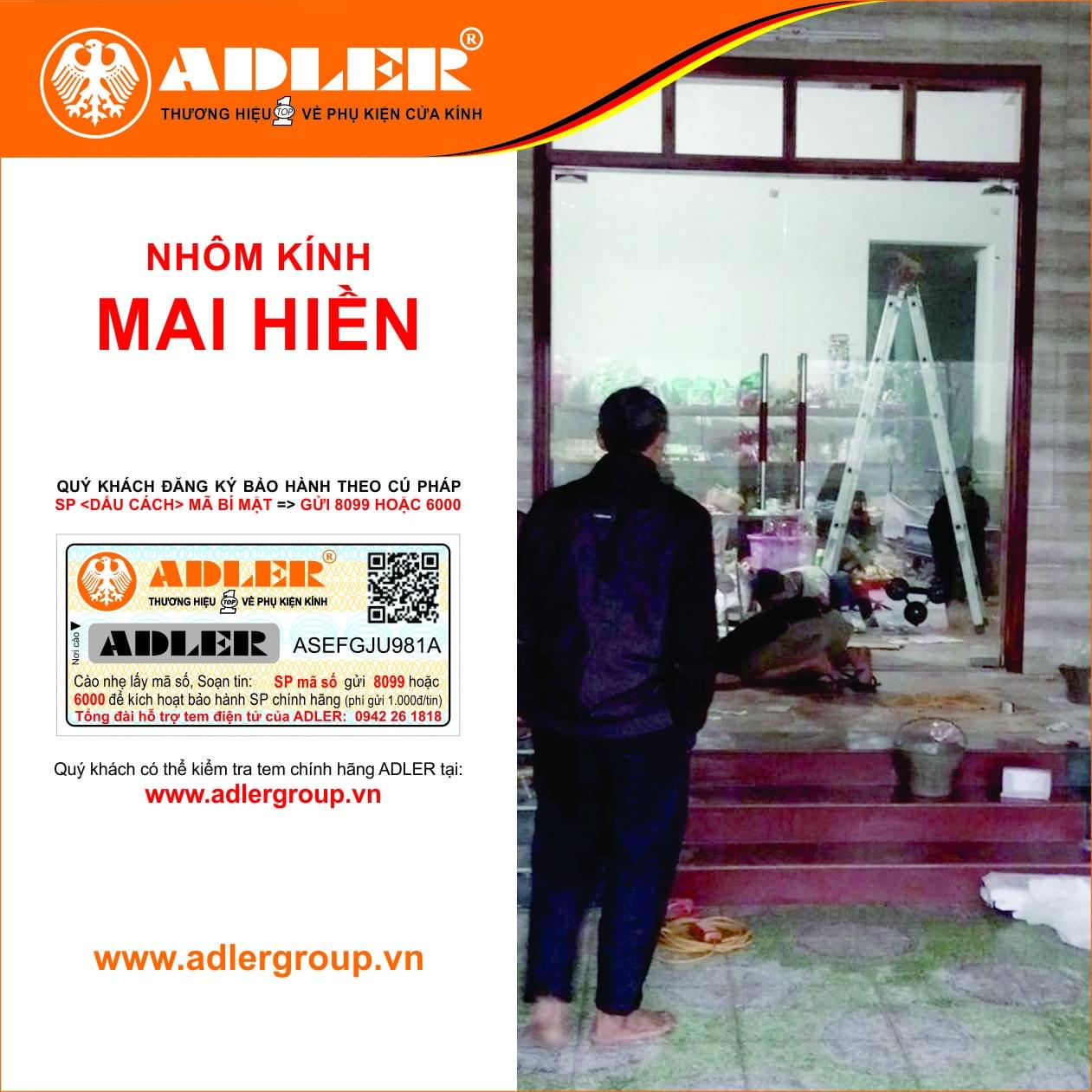 Nhôm kính Mai Hiền tạo đẳng cấp riêng cho ngôi nhà Việt với các sản phẩm của Adler
