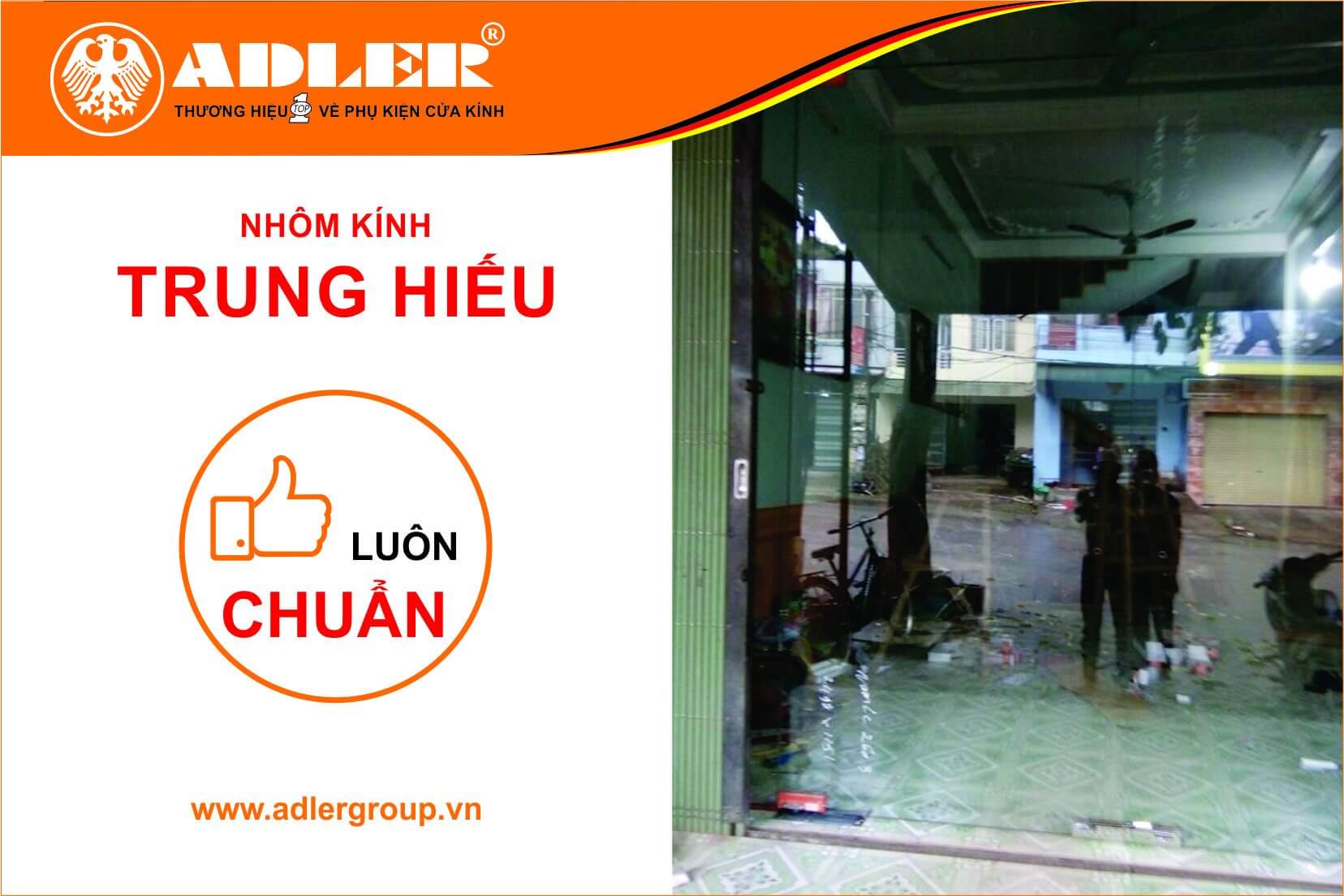 Phụ kiện kính Adler luôn đảm bảo an toàn cho bộ cửa kính thủy lực