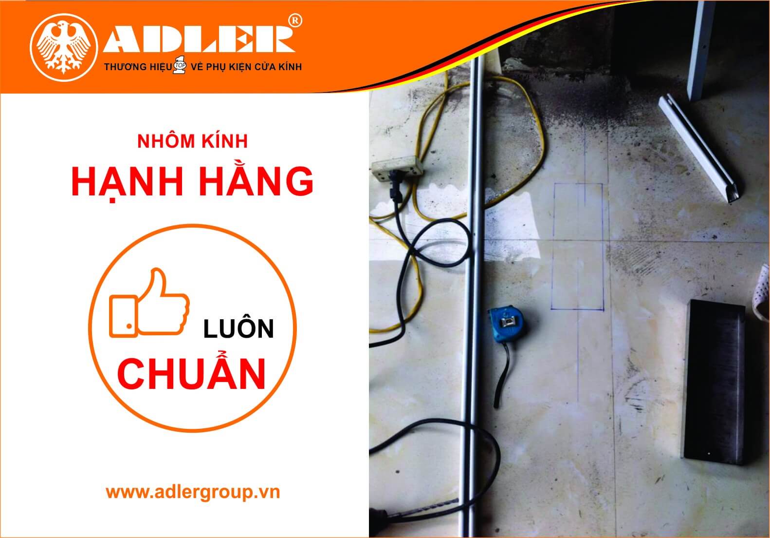 Khung cảnh thơ mộng cùng bộ cửa kính ADLER