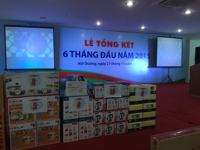 Lễ tổng kết 6 tháng đầu năm công ty Iriso Việt Nam - 21/11/2015
