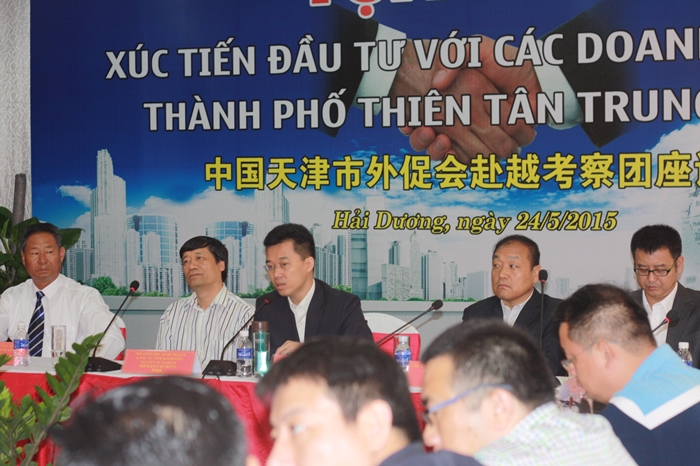 Hội nghị xúc tiến đầu tư với các doanh nghiệp Thiên Tân - Trung Quốc