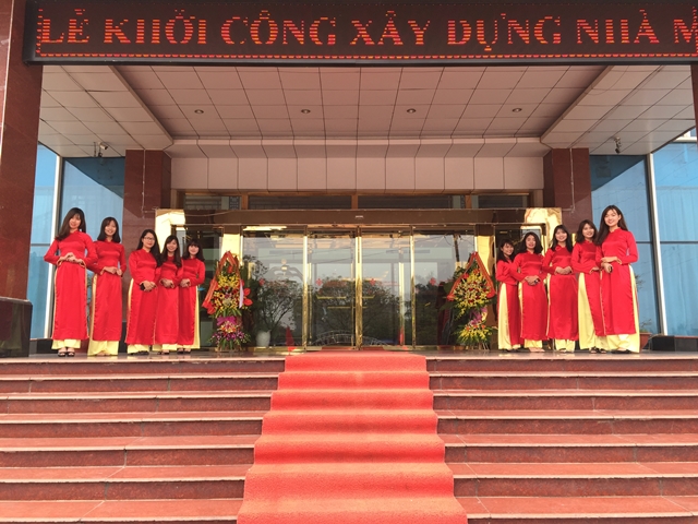 Tiệc khởi công xây dựng nhà máy nhiệt điện Hải Dương - Việt Nam 27/03/2016.