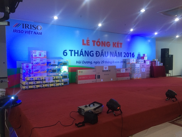 Lễ tổng kết 6 tháng đầu năm công ty Iriso Việt Nam - 29/08/2016
