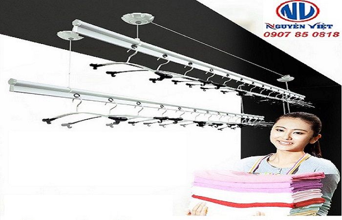 dàn phơi đồ thông minh NV-06 (4) dàn phơi đồ thông minh NV-06 (1)
