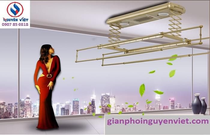 giàn phơi tự động Nguyên Việt DKNV-05 (5) giàn phơi tự động Nguyên Việt DKNV-05 (1)