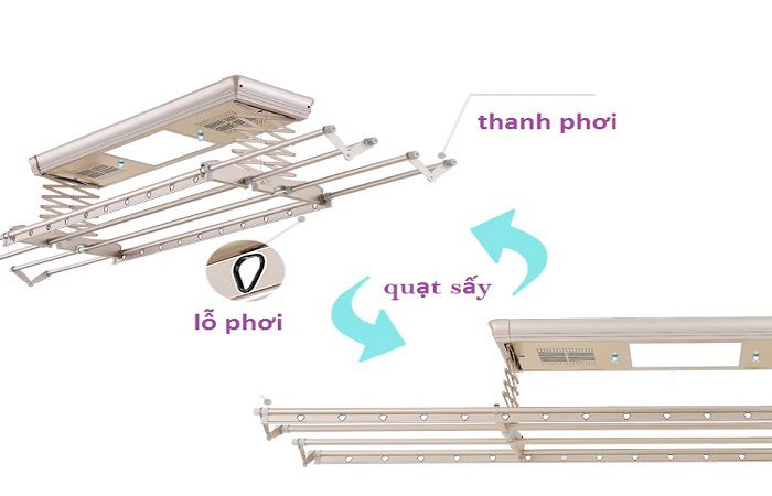 giàn phơi thông minh tự động DKNV-01 giàn phơi thông minh tự động (1)