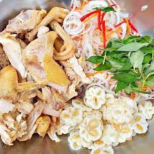 gỏi gà măng cụt