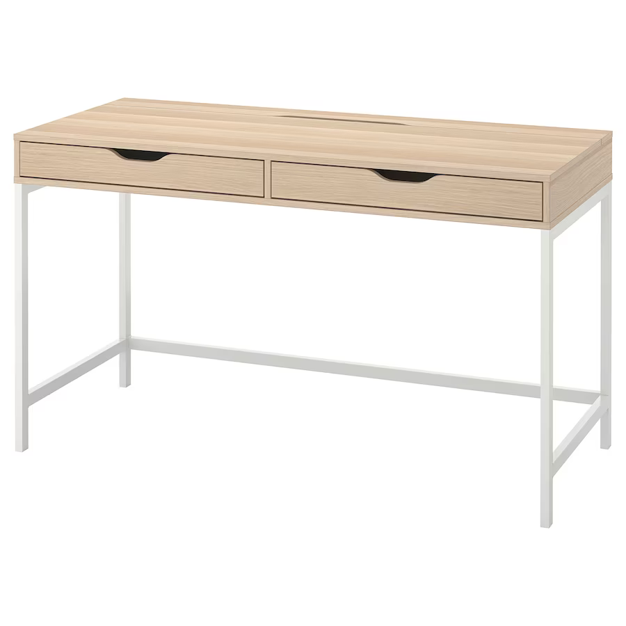 BÀN CÓ NGĂN KÉO ALEX IKEA - MÀU GỖ 132x58 cm