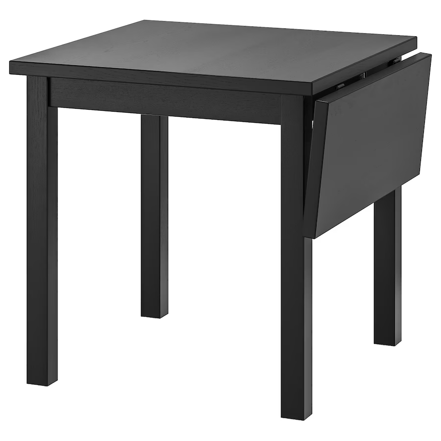 NỘI THẤT THÔNG MINH BÀN GẬP NORDVIKEN IKEA - ĐEN 74 / 104x74 cm