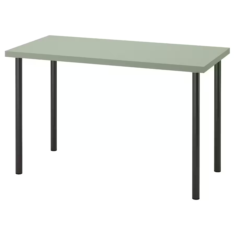 BÀN LÀM VIỆC LAGKAPTE N / ADILS IKEA - XANH NHẠT/ĐEN 120x60 cm