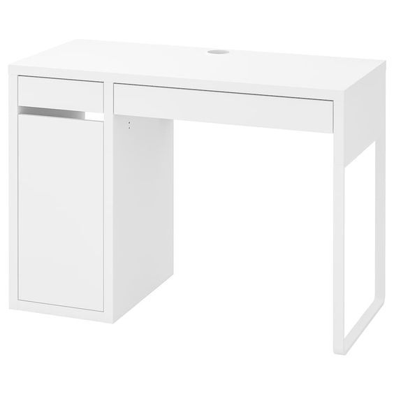BÀN ĐƠN MICKE IKEA - TRẮNG 105x50 cm