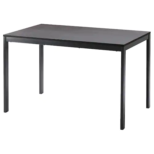 NỘI THẤT THÔNG MINH BÀN MỞ RỘNG VANGSTA IKEA - ĐEN NÂU 120 / 180x75 cm