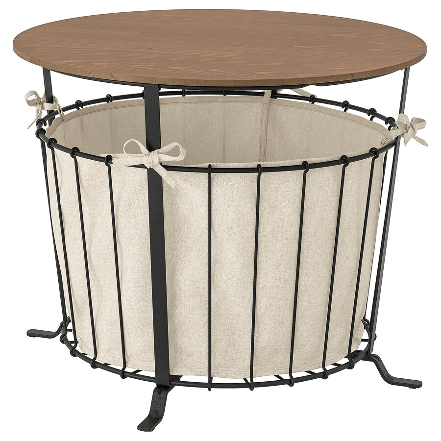 BÀN LƯU TRỮ ÄNGESBYN IKEA - ĐEN 60 cm