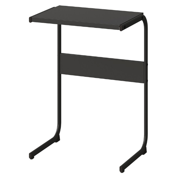 BÀN PHỤ BRUKSVARA IKEA - ĐEN 42x30 cm