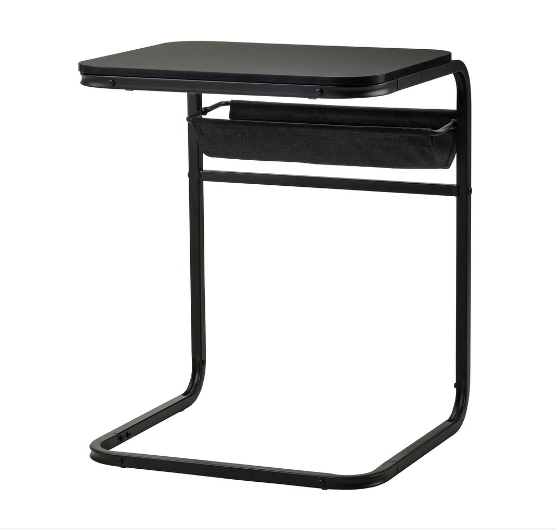 BÀN PHỤ OLSERÖD IKEA - XÁM ĐEN 53x50 cm