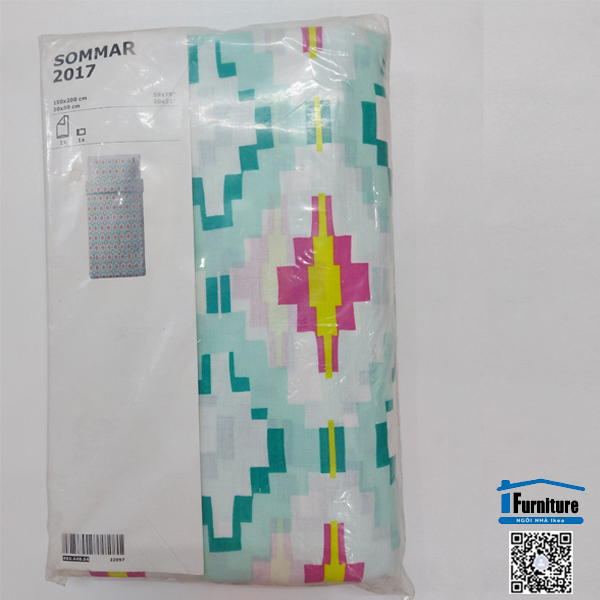 BỘ VỎ CHĂN GỐI SOMMAR IKEA (hàng chính hãng)