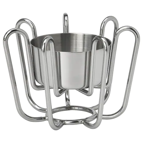 ĐẾ NẾN PÅSTÅDD IKEA - MÀU BẠC 6 cm