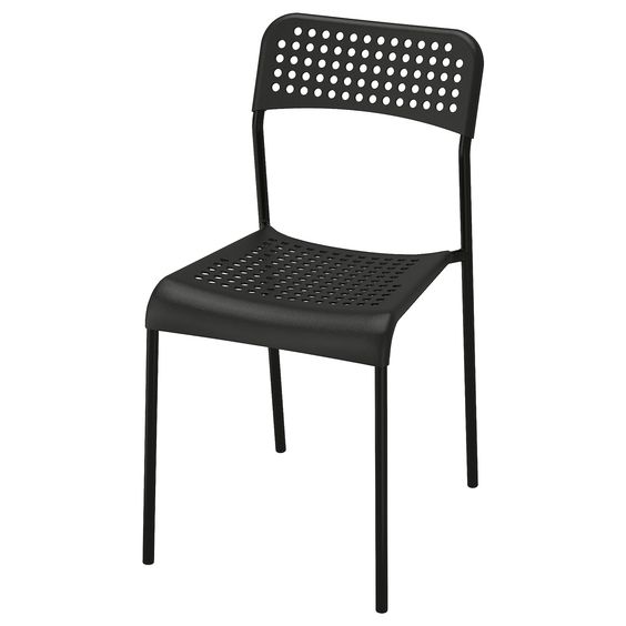 GHẾ TỰA ADDE IKEA - MÀU ĐEN