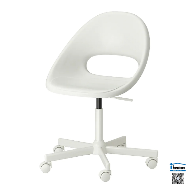 GHẾ XOAY LOBERGET / MALSKÄR IKEA - TRẮNG
