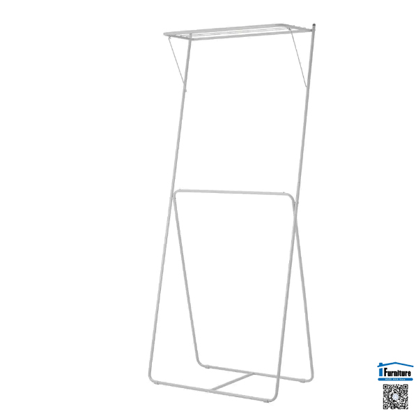 GIÁ PHƠI QUẦN ÁO HAI TẦNG SLIBB IKEA - XÁM 78x46x185 cm
