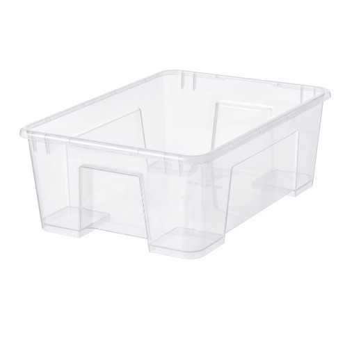 HỘP NHỰA SAMLA IKEA 39x28x14 cm / 11 L