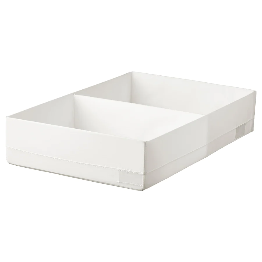 HỘP ĐỰNG ĐỒ STUK IKEA - TRẮNG 34x51x10 cm
