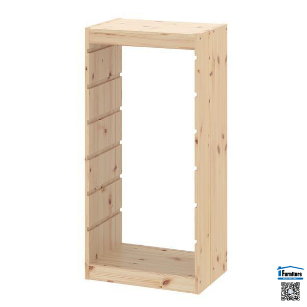 KỆ KHUNG ĐỨNG TROFAST IKEA - VÂN GỖ (30x44x91cm)