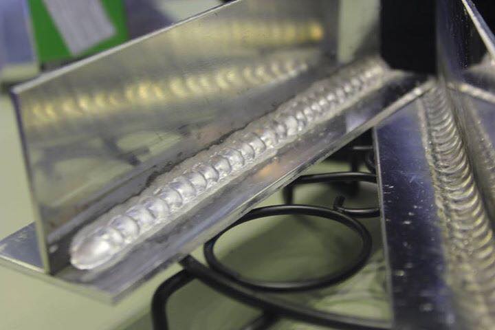 Mối hàn nhôm của máy hàn Tig