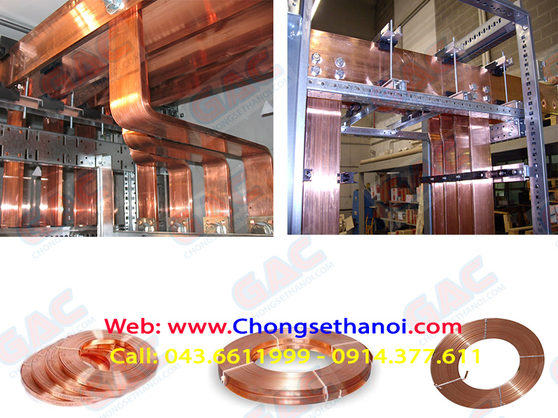 băng đồng làm tiếp địa, làm tủ điện