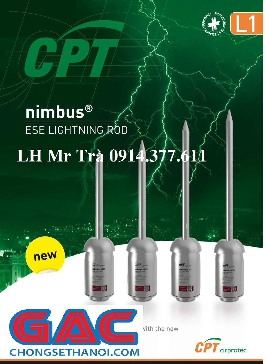 kim thu sét nimbus 15