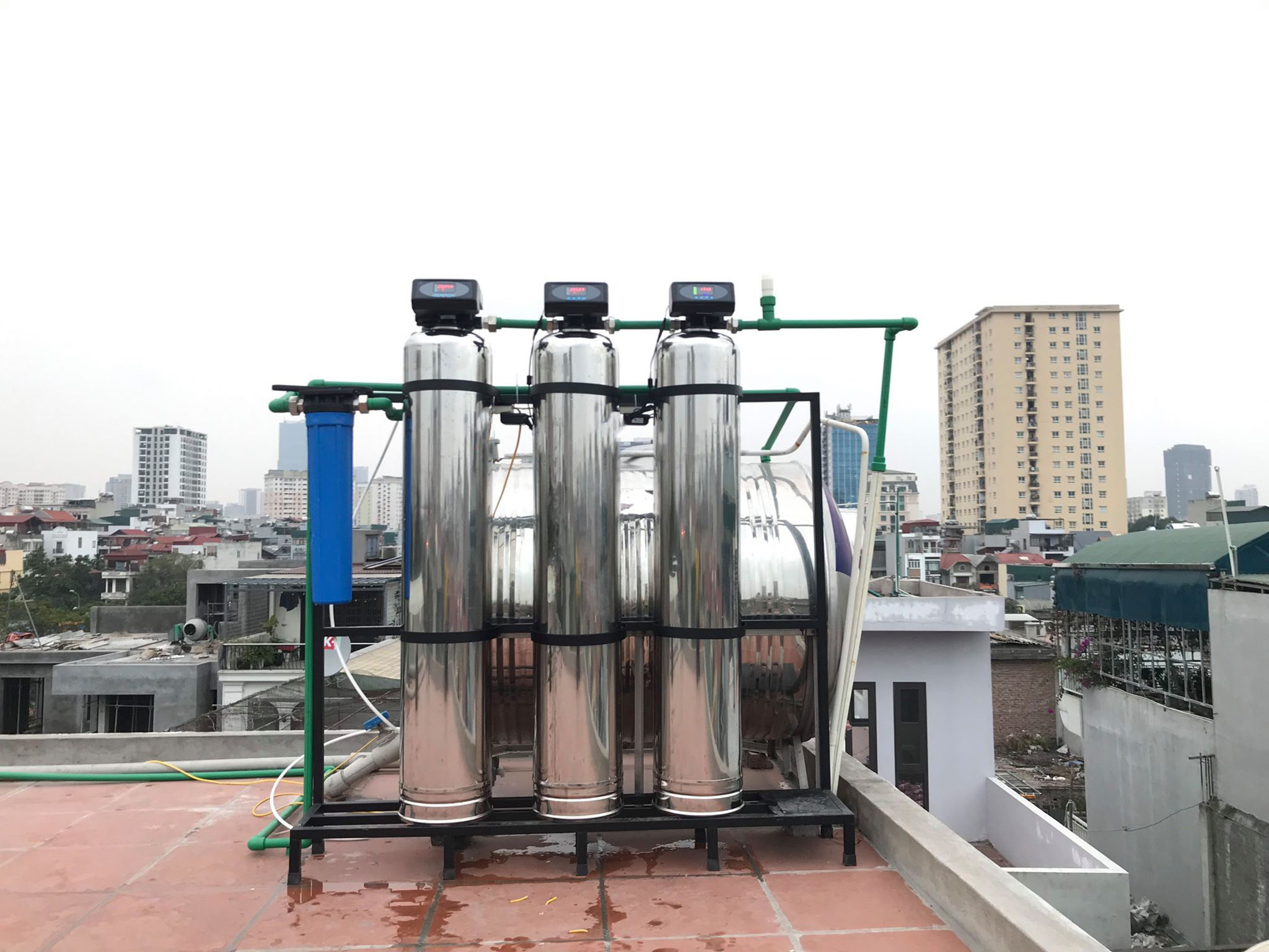 Cột lọc nước tổng sinh hoạt đầu nguồn chất lượng cao