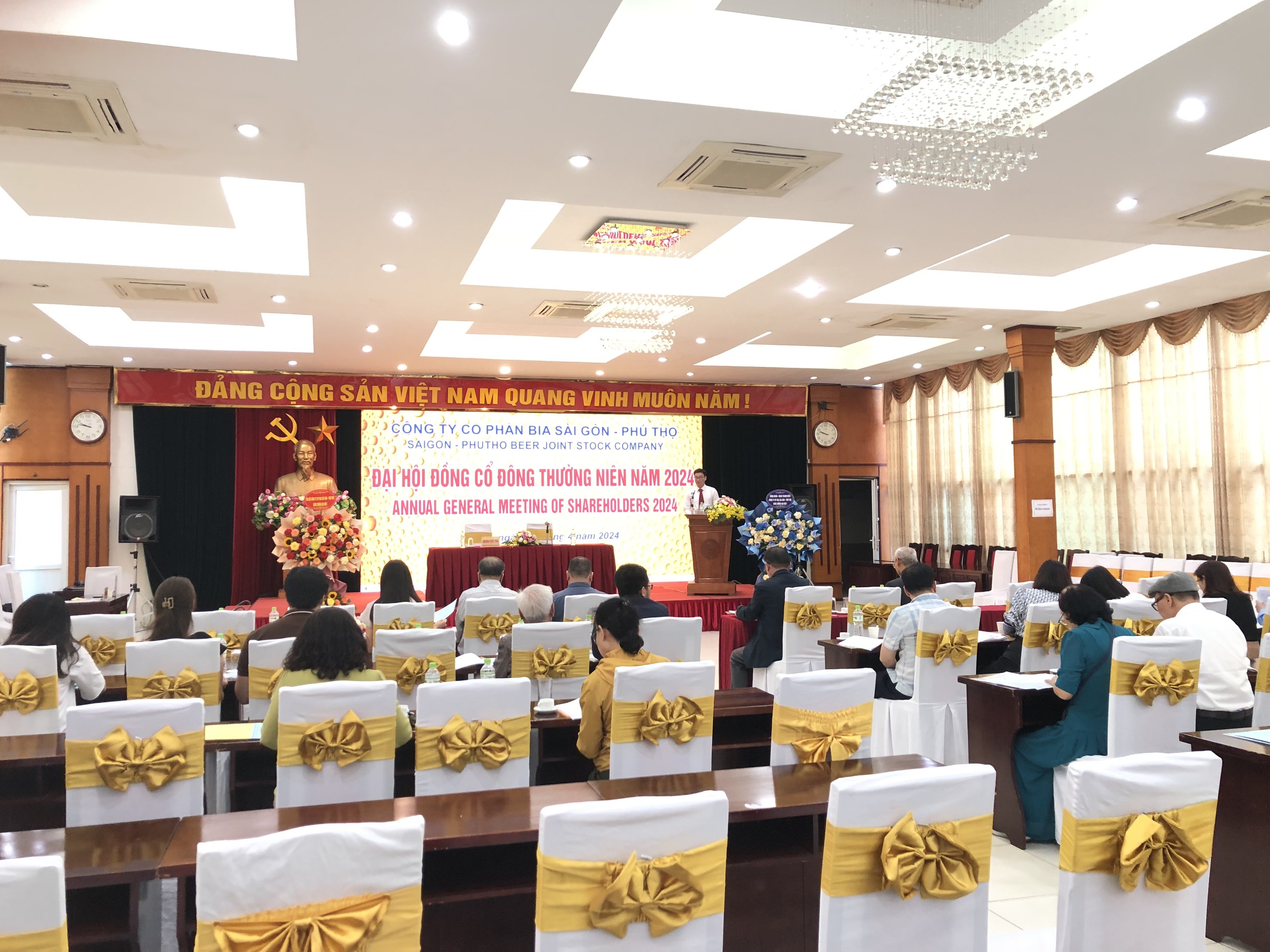 Công ty CP Bia Sài Gòn - Phú Thọ tổ chức Đại hội đồng cổ đông thường niên năm 2024