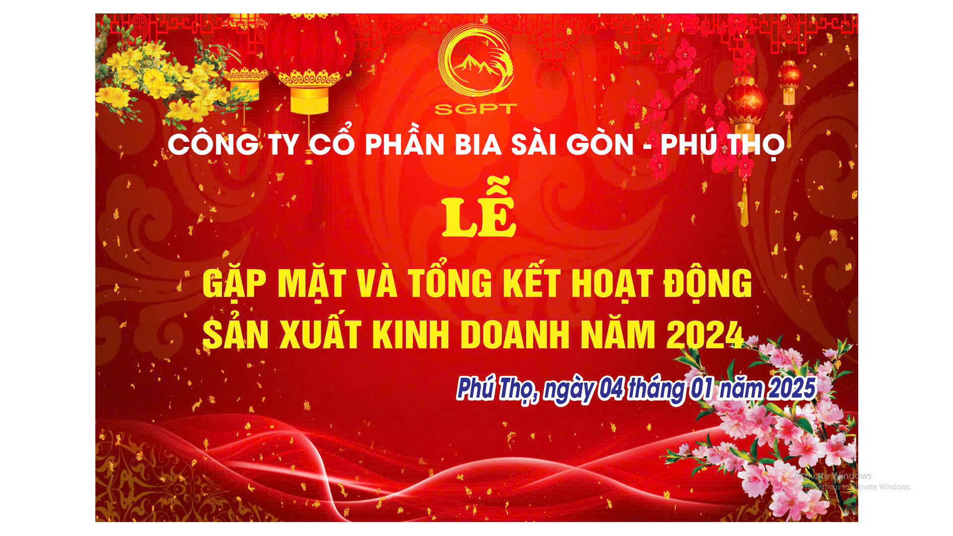 Công ty cổ phần Bia Sài Gòn - Phú Thọ tổ chức gặp mặt khách hàng và tổng kết hoạt động sản xuất kinh doanh năm 2024