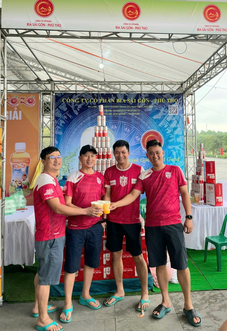Công ty CP Bia Sài Gòn - Phú Thọ đồng hành cùng các vận động viên tại giải chạy Marathon đầu tiên tại tỉnh Phú Thọ - Đền Hùng Spirituality marathon 2024