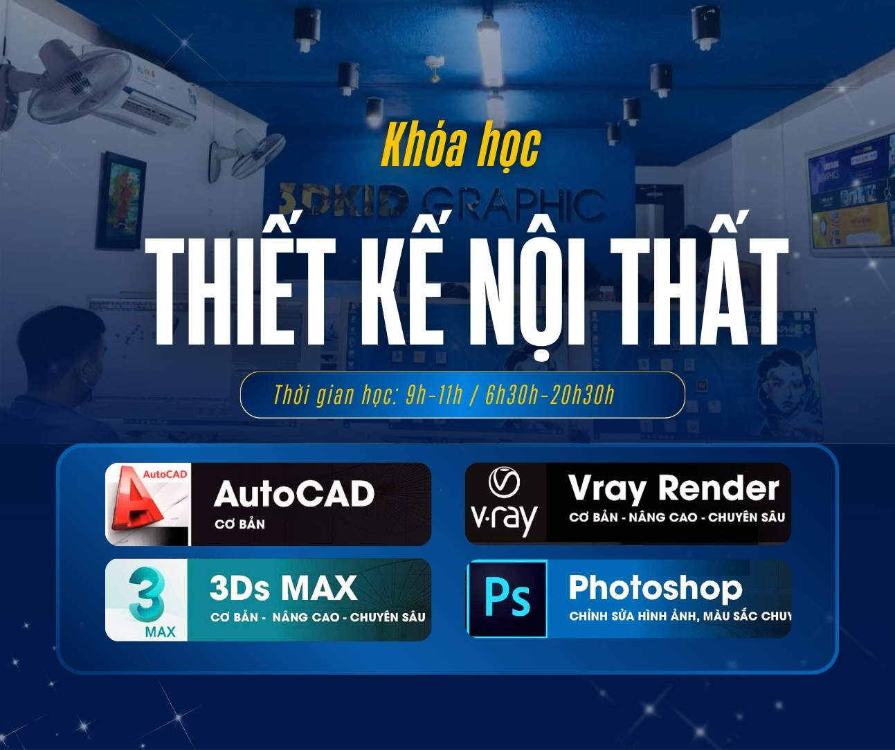 học nghề trang trí nội thất ở quận 1| 3DKID