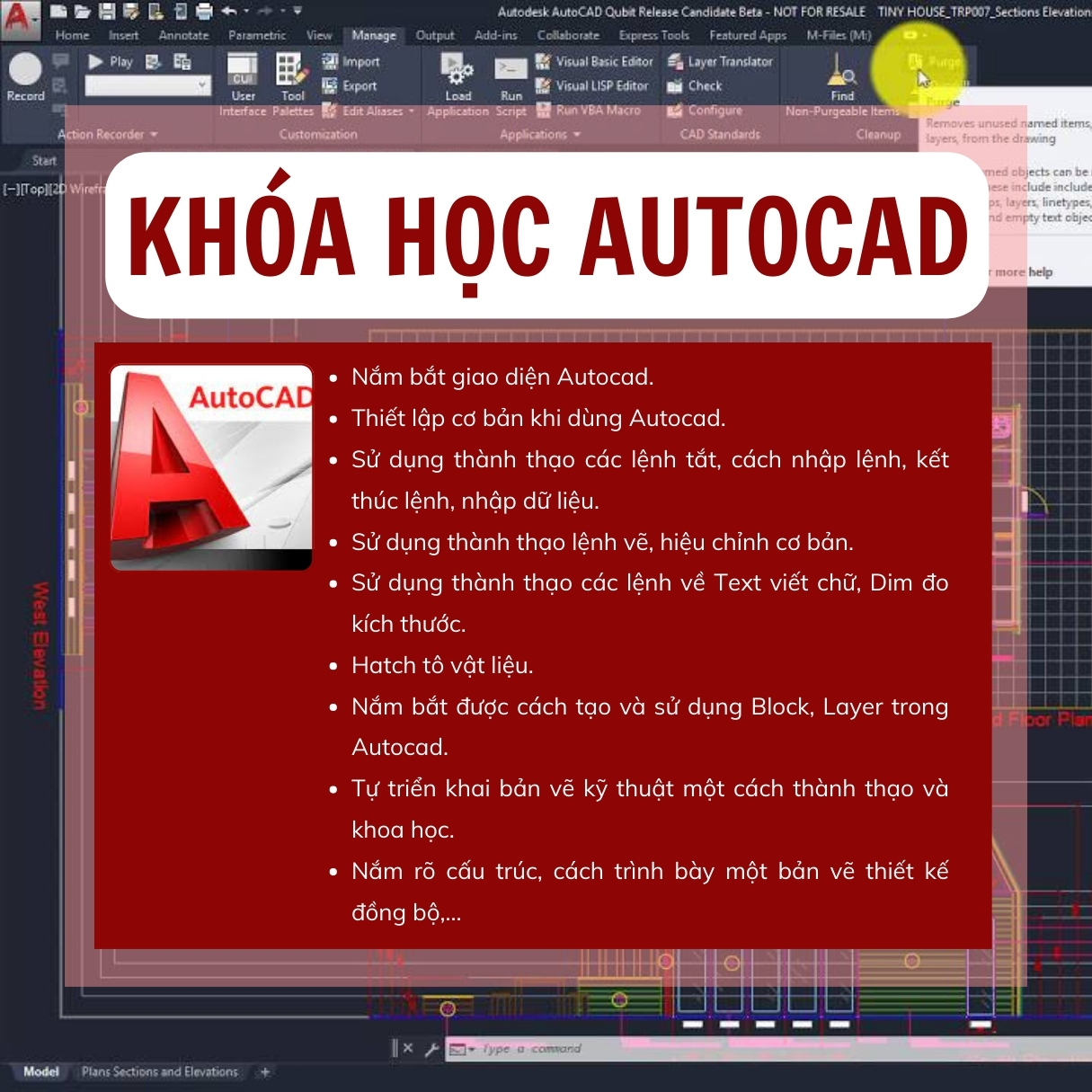 Khóa học Autocad tại Bình Tân| Học từ Cơ Bản Đến Nâng Cao