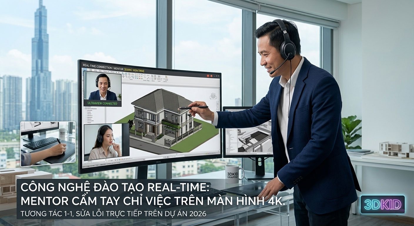 Trải nghiệm công nghệ Ultraview 4K: Mentor sửa lỗi trực tiếp trên bản vẽ của bạn