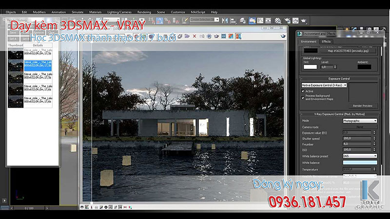 khoá học vray 3dmax