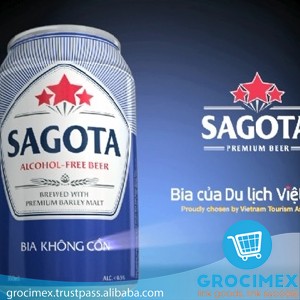 SAGOTA Bia không cồn 330ml