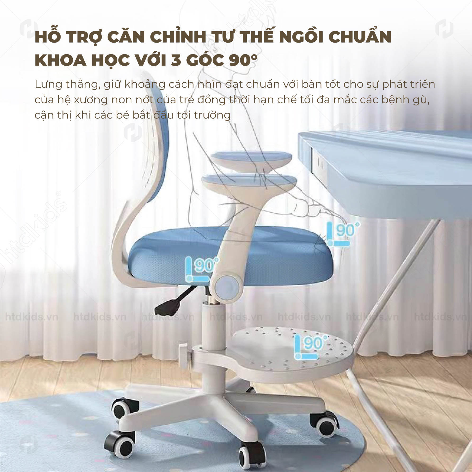 Ghế chống gù lưng 1007