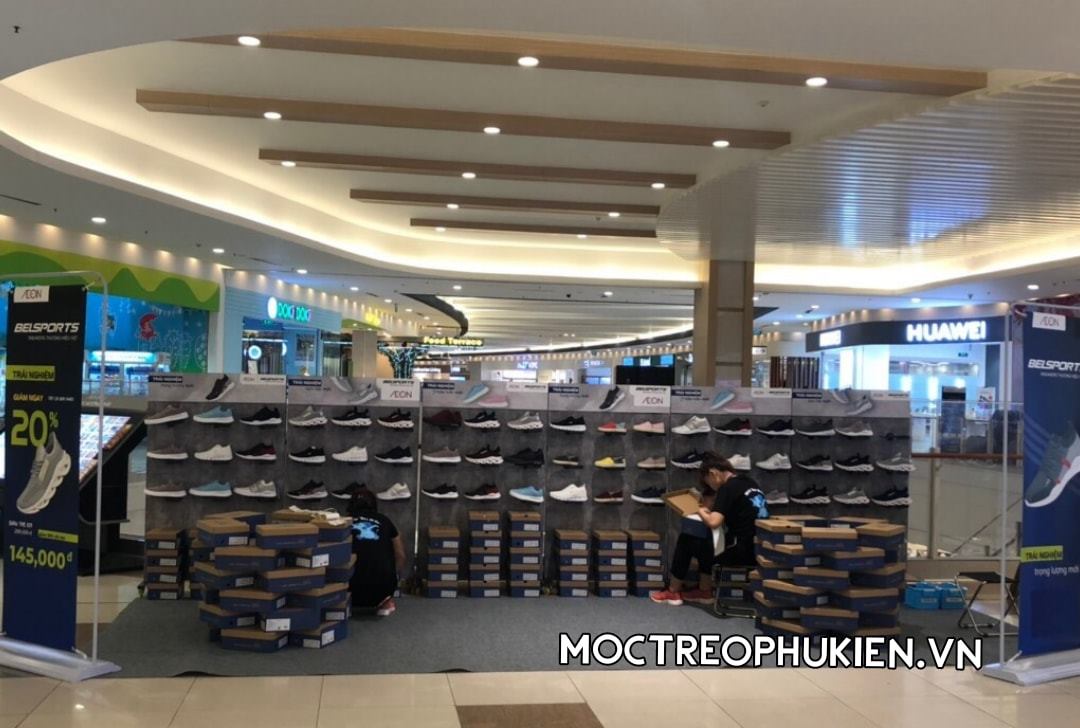 kệ trưng bày giày dép