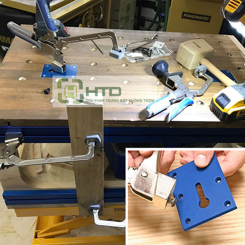 Tấm cố định đục lỗ, tấm cố định công cụ