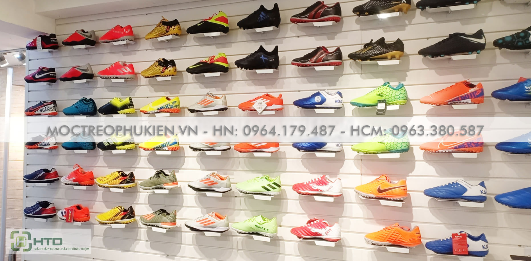 kệ trưng bày giày dép