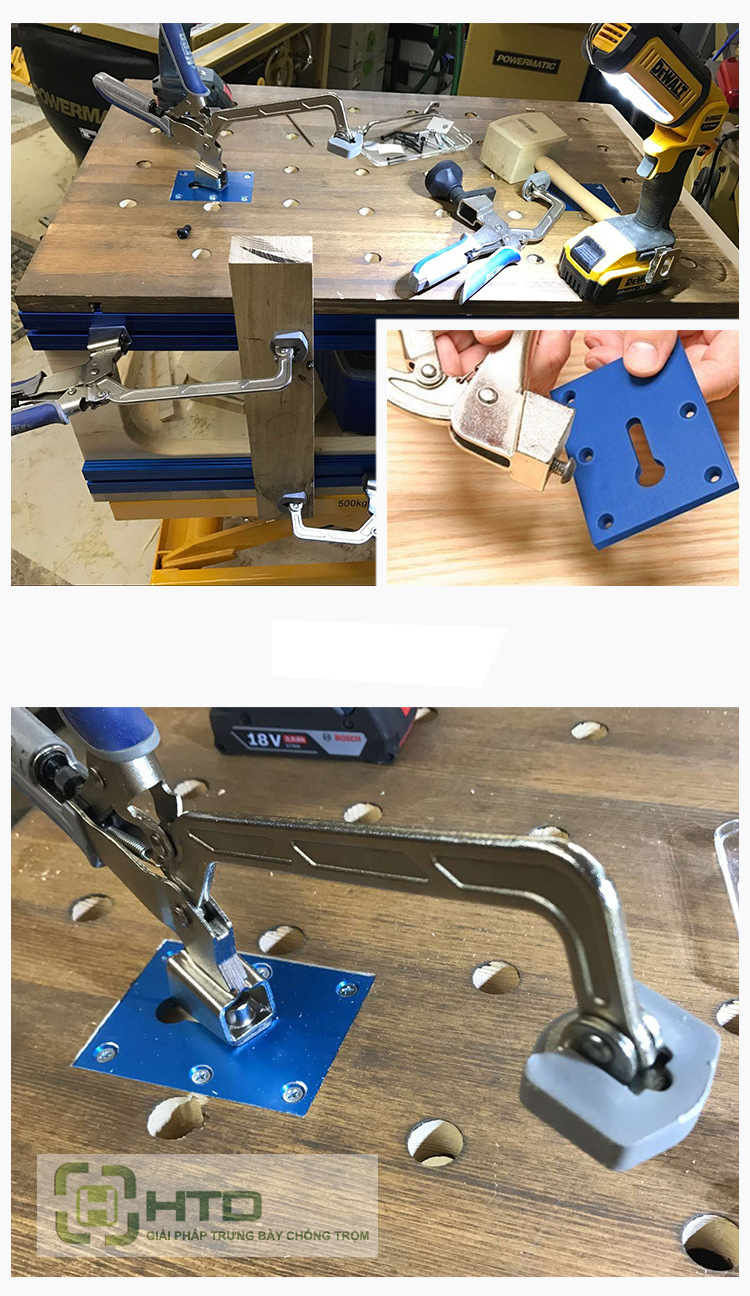 Tấm cố định đục lỗ, tấm cố định công cụ