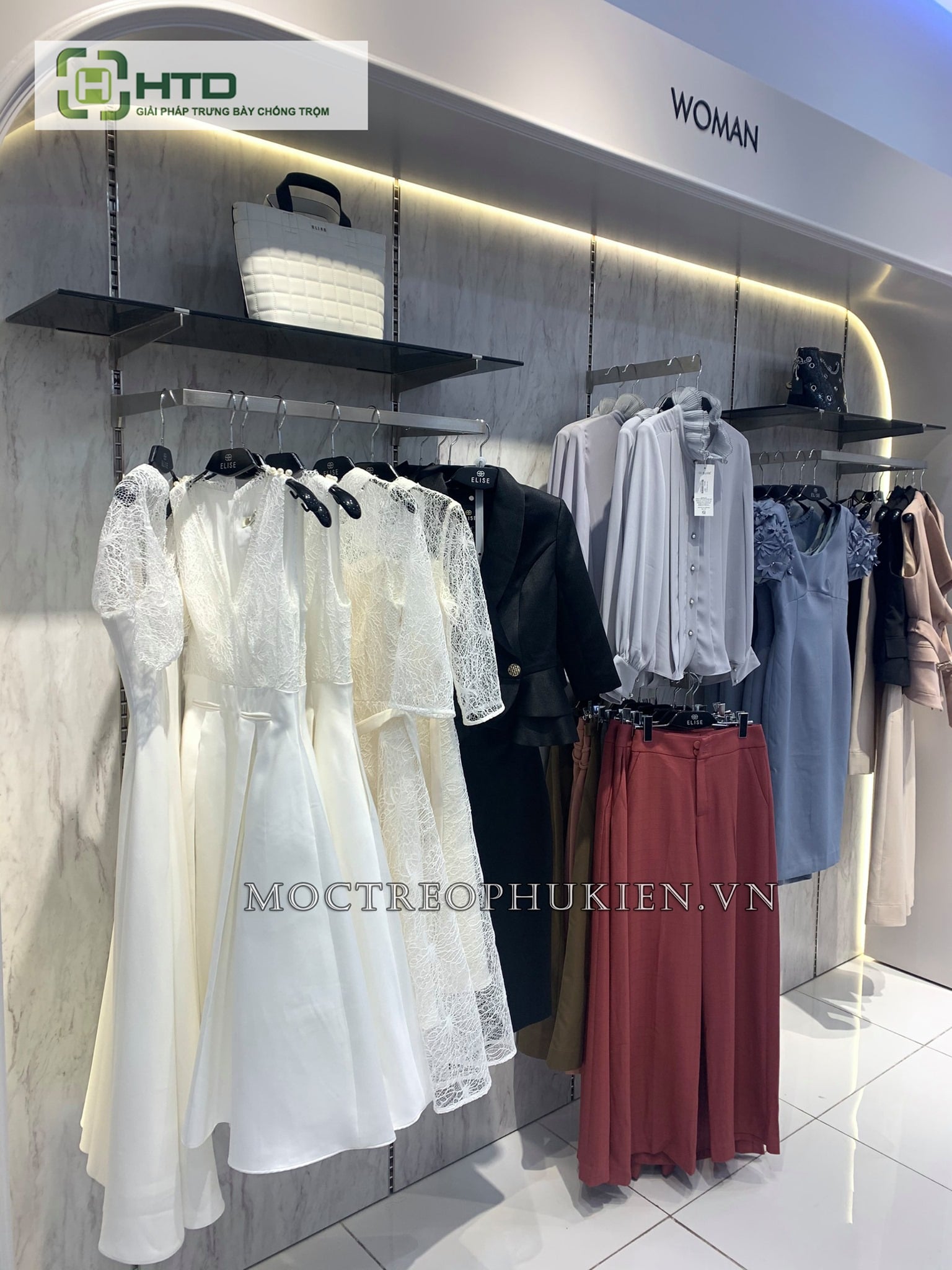 thanh ray gắn tường