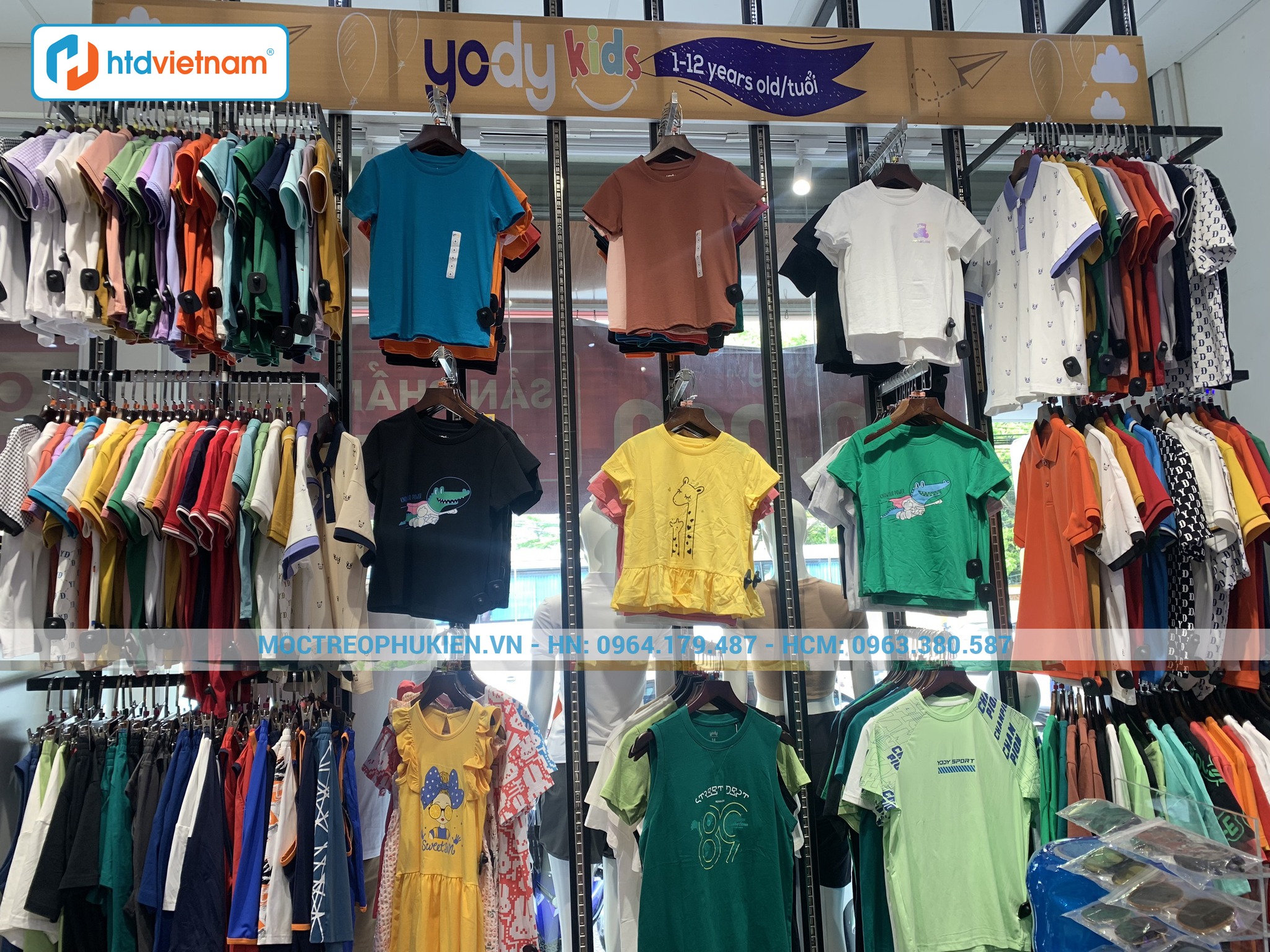 kệ treo quần áo móc bi