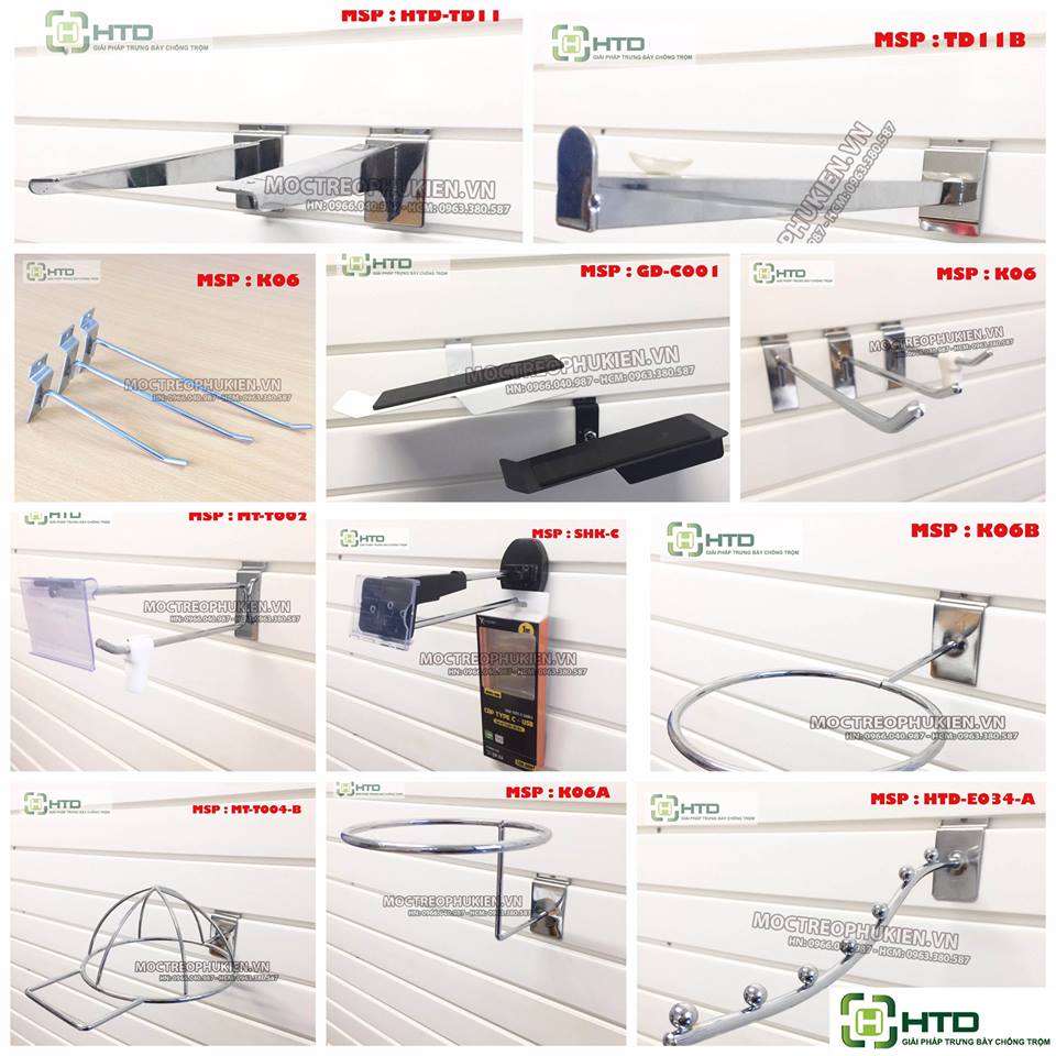 phụ kiện cài rãnh