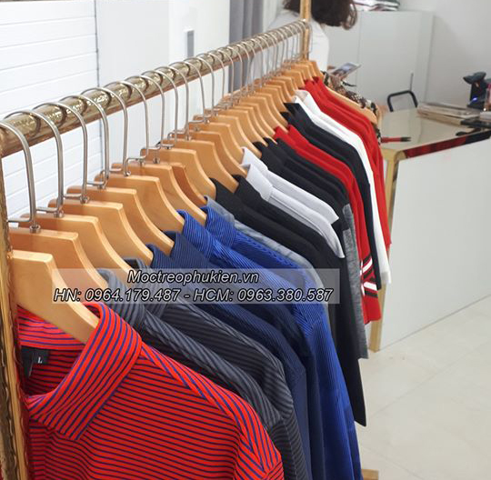 móc treo quần áo gỗ