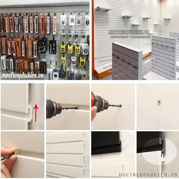 tấm rãnh nhựa PVC